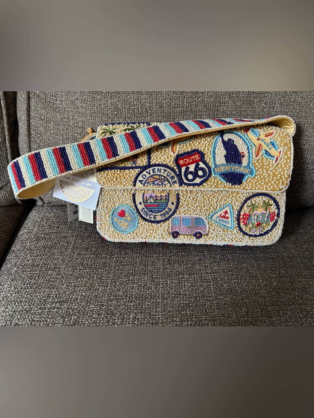 Woman’s Beautiful Beaded Bag. NWT.